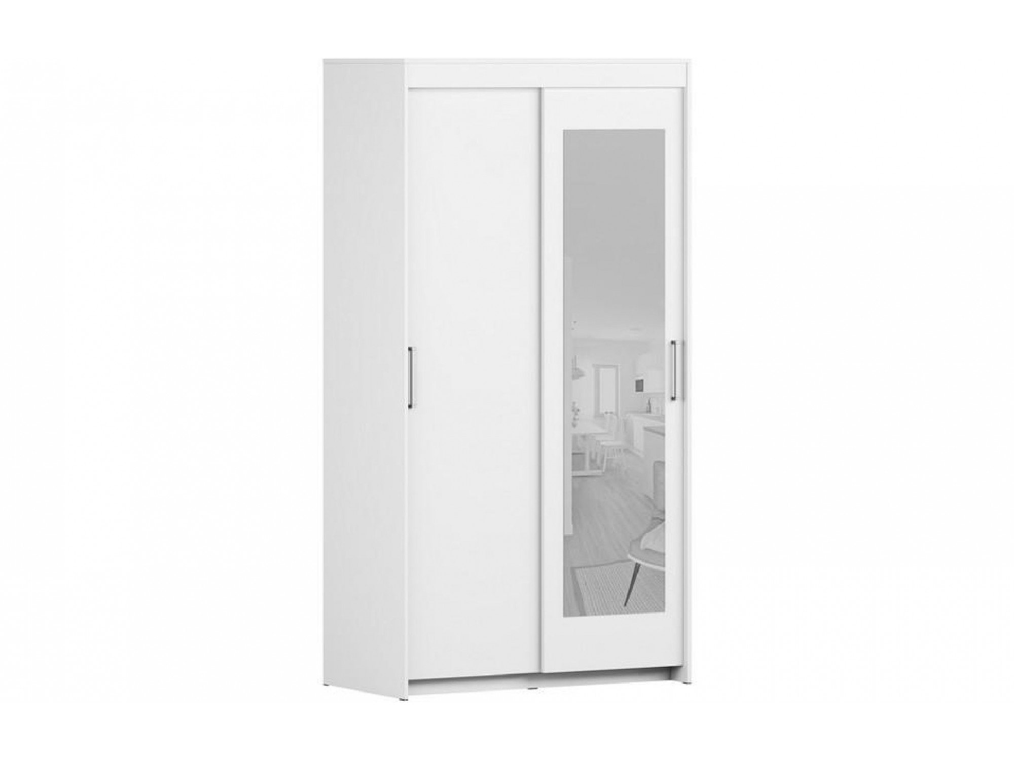 

Шкаф-купе Эва ШК-016 1100 мм (Белый), 1205285451