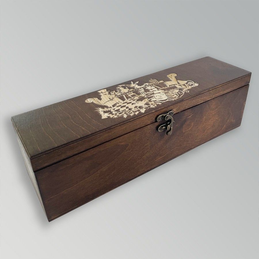 

Коробка для чайных пакетиков из дерева с крышкой - 78, TEABOX-ANN-090922-0016