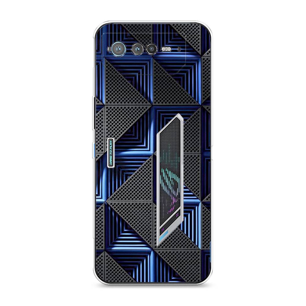 

Чехол для Asus ROG Phone 6 "IBM", Серый;синий, 44650-3