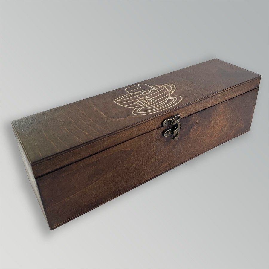 

Коробка для чайных пакетиков из дерева с крышкой - 92, TEABOX-ANN-090922-0013