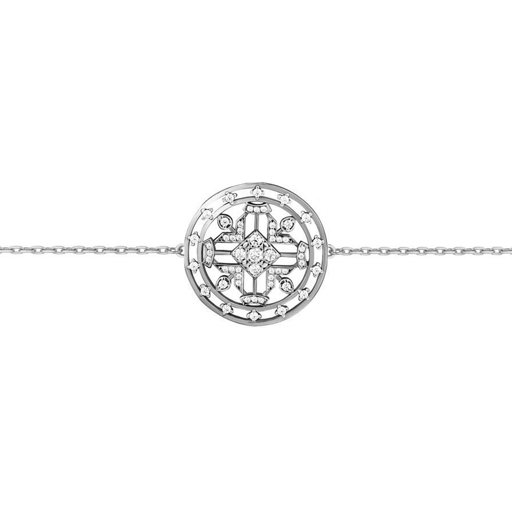 

Браслет из серебра с фианитом р. 16 Aquamarine 74476А_925_р, 74476А_925_р