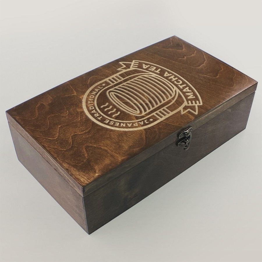 

Коробка для чайных пакетиков из дерева, большая, 8 отделений с крышкой матча - 137, L8-TEABOX-OG-131022-0107