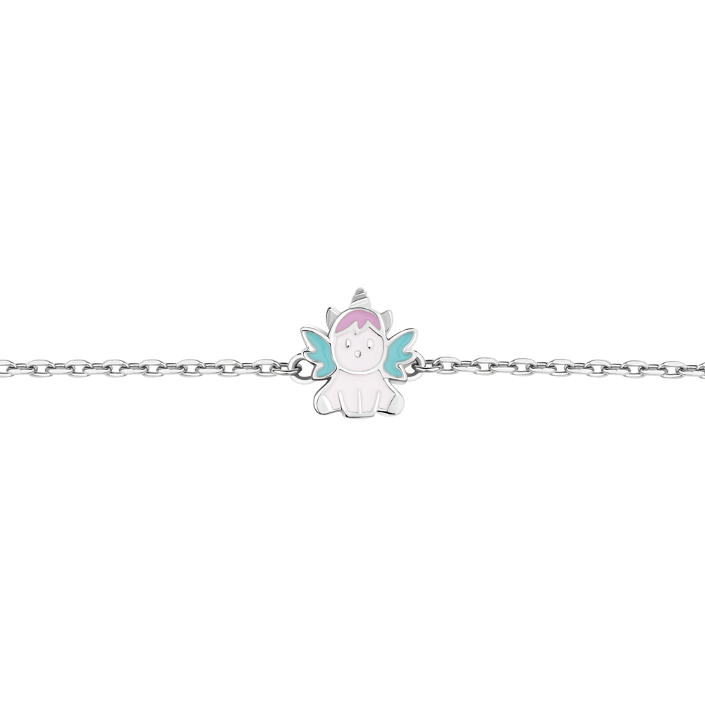 

Браслет из серебра с эмалью р.  Aquamarine 74469_925_р, 74469_925_р