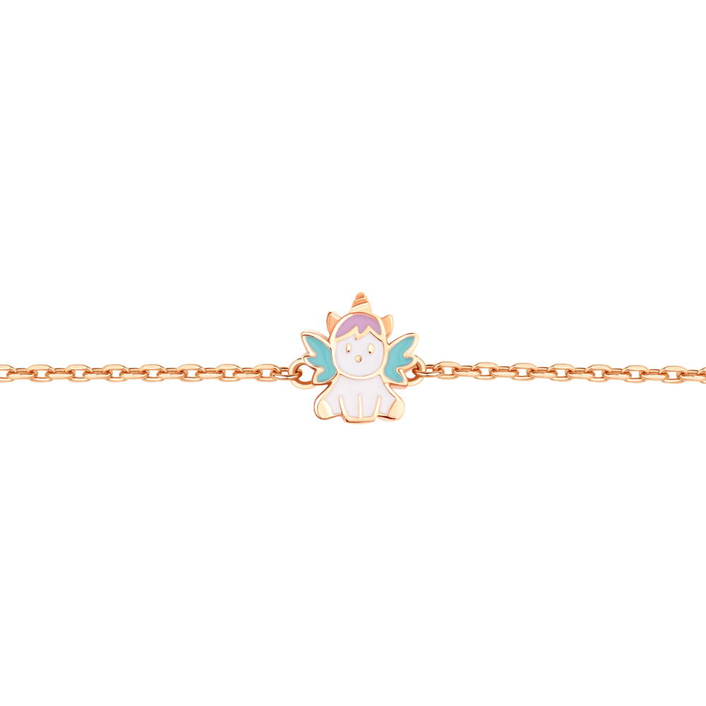 

Браслет из серебра с эмалью р.  Aquamarine 74469_925_з, 74469_925_з