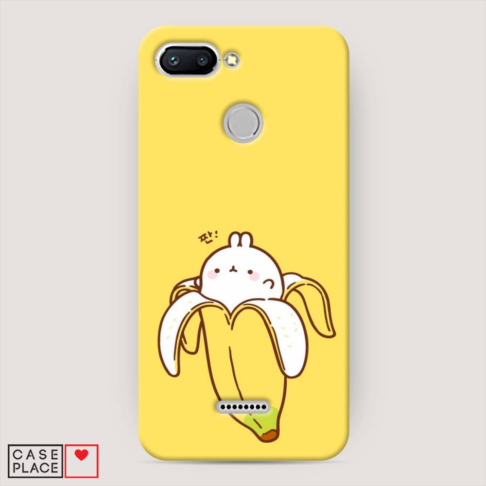 

Пластиковый чехол "Зайчик-бананчик" на Xiaomi Redmi 6
