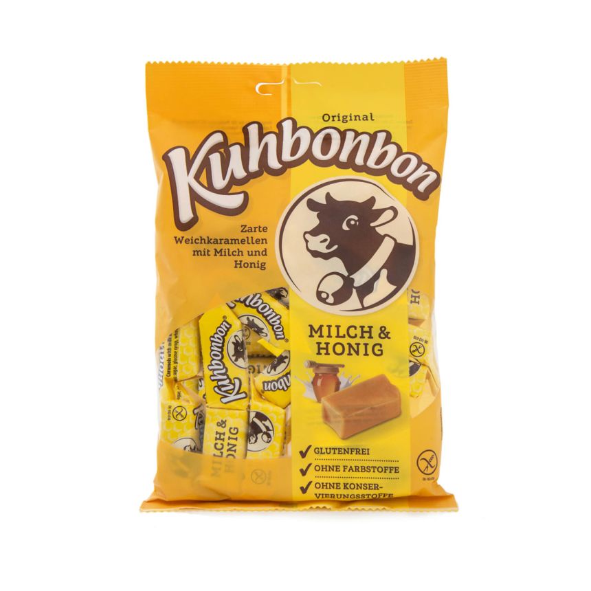 

Сливочная карамель Kuhbonbon Milk & Honey с молоком и медом, 200 г