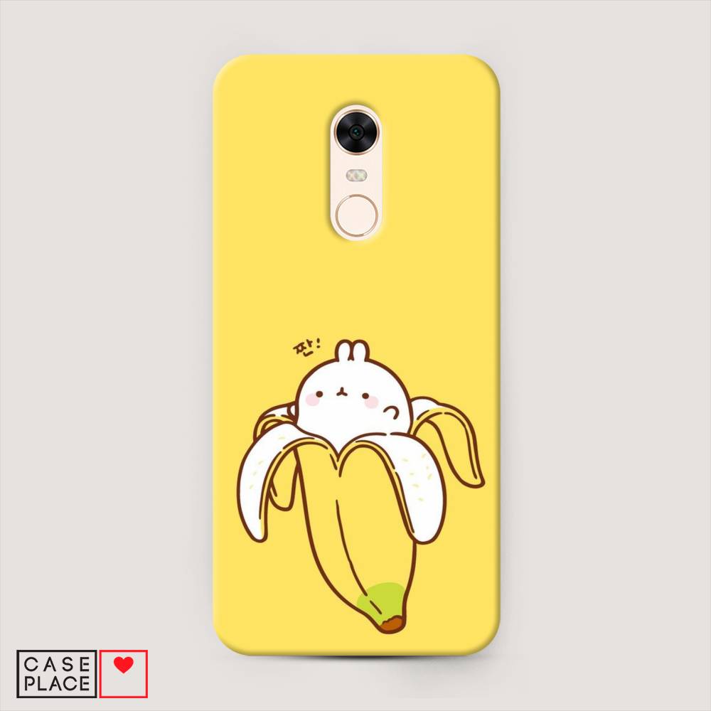 

Пластиковый чехол "Зайчик-бананчик" на Xiaomi Redmi 5 Plus, 33120-1