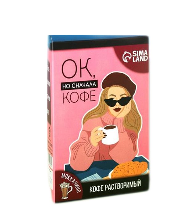 

Кофе растворимый Ок, но сначала кофе: мокачино, 3 шт. x 18 г