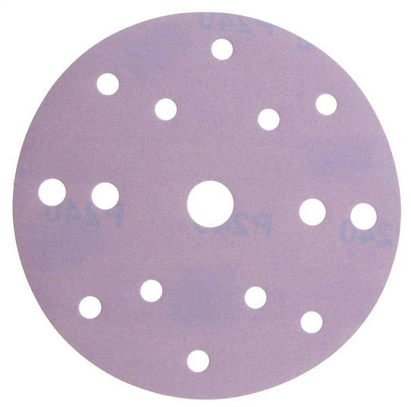 

Круг абразивный D 150мм P220 с 15 отверстиями, 5шт. Siaflex