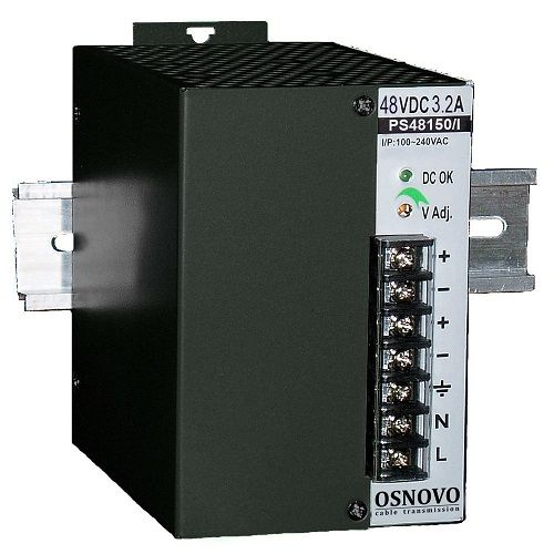 

Блок питания OSNOVO PS-48150/I, PS-48150/I