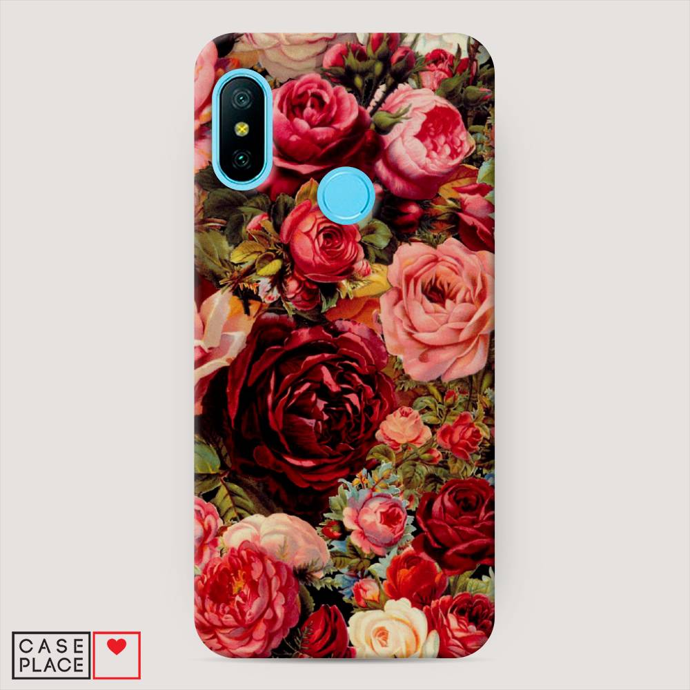 

Пластиковый чехол "Розы винтажные" на Xiaomi Mi A2 Lite, 34220-6