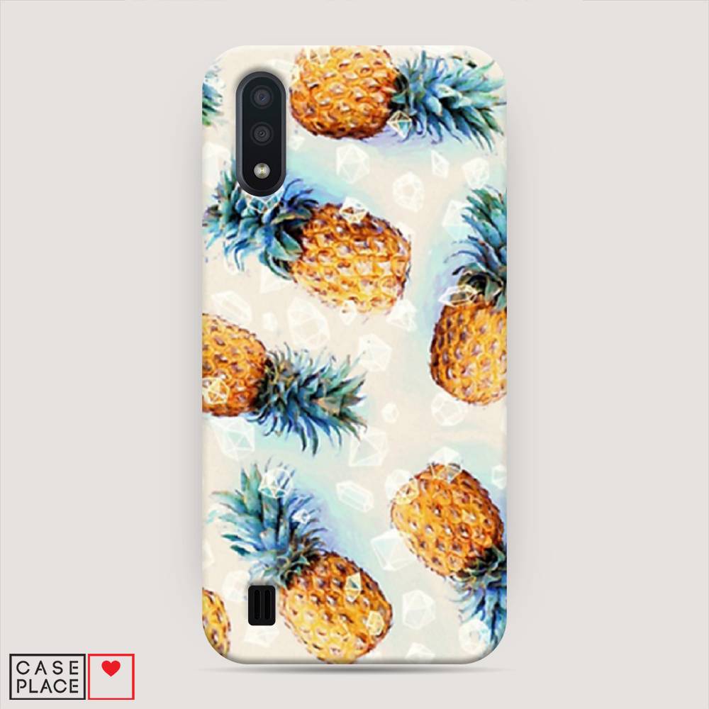 

Пластиковый чехол "Ананасы" на Samsung Galaxy A01
