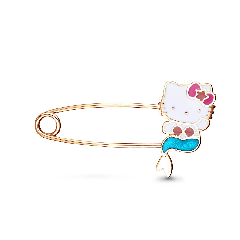 

Брошь из серебра с эмалью Aquamarine 74430_925_з, 74430_925_з