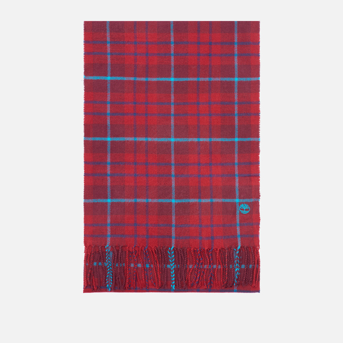 

Шарф мужской Timberland Cape Neddick Plaid, бордовый, Cape Neddick Plaid