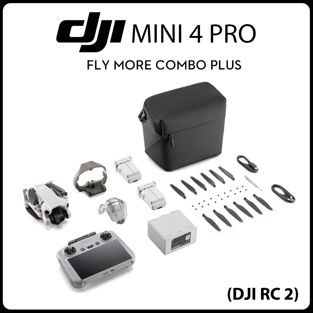 

Квадрокоптер DJI Mini 4 Pro Fly More Combo Plus Gray, Серый, Mini 4 Pro Fly More Combo Plus