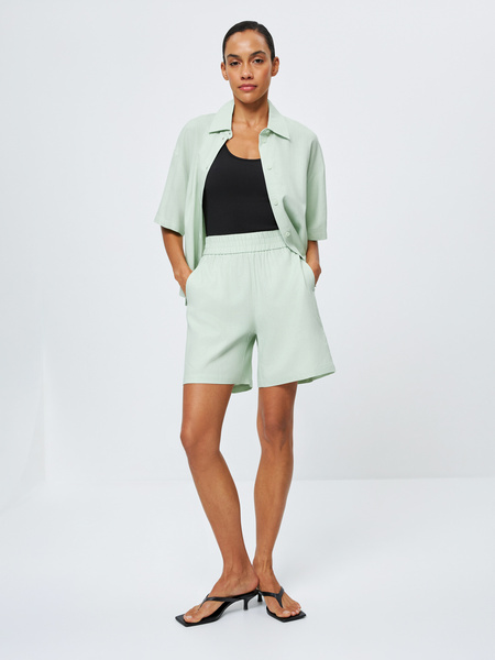 

Шорты женские ZARINA 3225205705-19 зеленые XS, Зеленый, 3225205705