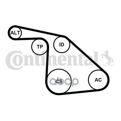 

Комплект Руч.ремня => (Ролик 2Шт+Ремень 6Pk1038) Continental арт. 6PK1038K1