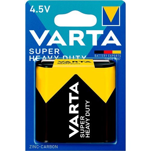 Батарейка 4.5V Varta Superlife 3R12 солевая плоская 02012101411 в блистере 1шт.