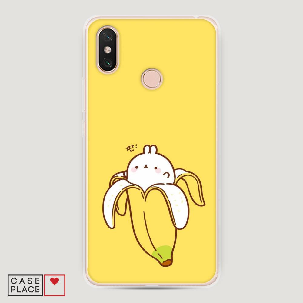 

Пластиковый чехол "Зайчик-бананчик" на Xiaomi Mi Max 3