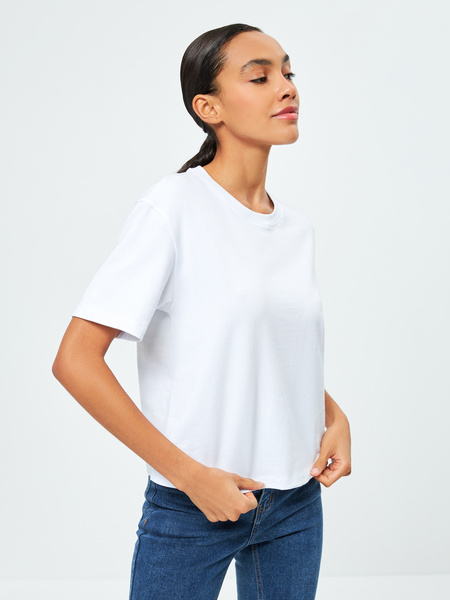 

Футболка женская ZARINA 3123529429 белая XL, 3123529429