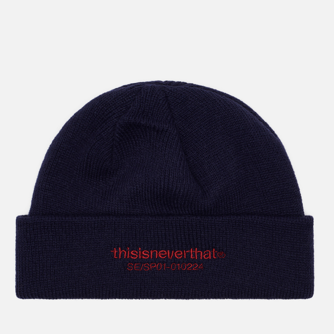

Шапка бини мужская Thisisneverthat T-Logo Short, синий, T-Logo Short