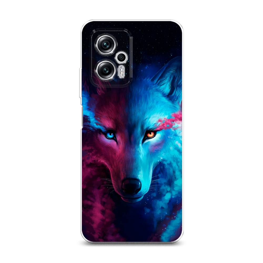 фото Силиконовый чехол "волшебный волк" на xiaomi redmi note 11t pro plus awog