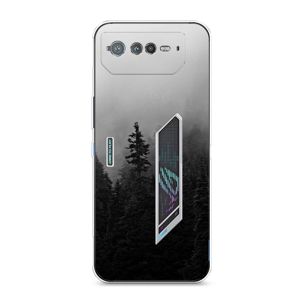

Чехол для Asus ROG Phone 6 "Туманный лес", Серый;черный, 44650-2
