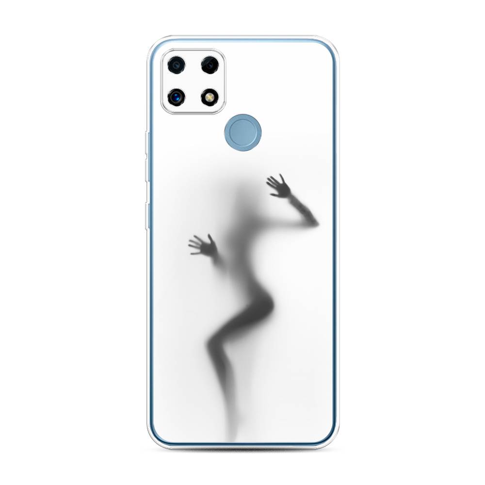 

Чехол Awog на Realme C25/C25s "Девушка в душе", Разноцветный, 257450-7