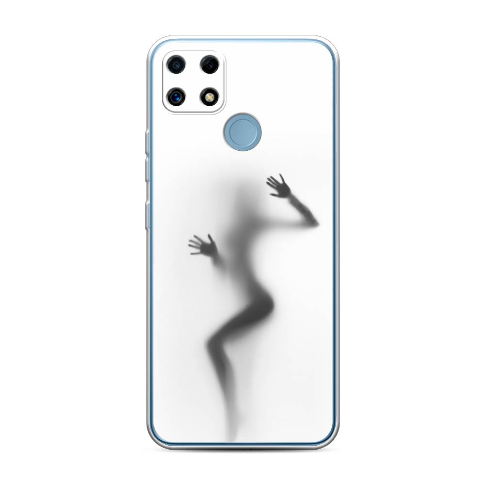 

Чехол Awog на Realme C25/C25s "Девушка в душе", Разноцветный, 256950-7