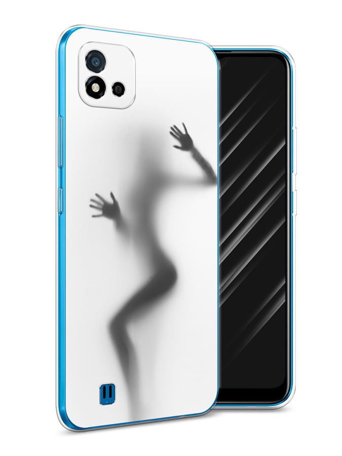 

Чехол Awog на Realme C11 (2021) "Девушка в душе", Разноцветный, 257550-7