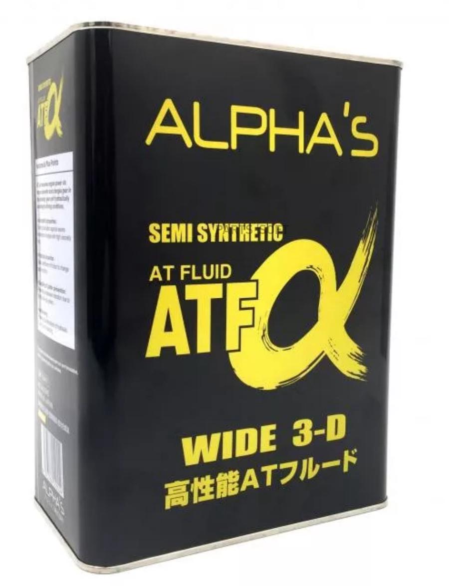 ALPHA'S ATF жидкость для АКПП, полусинтетика 4л (1/6)