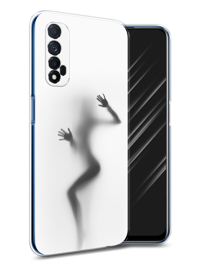 

Чехол Awog на Realme 7 "Девушка в душе", Разноцветный, 254150-7