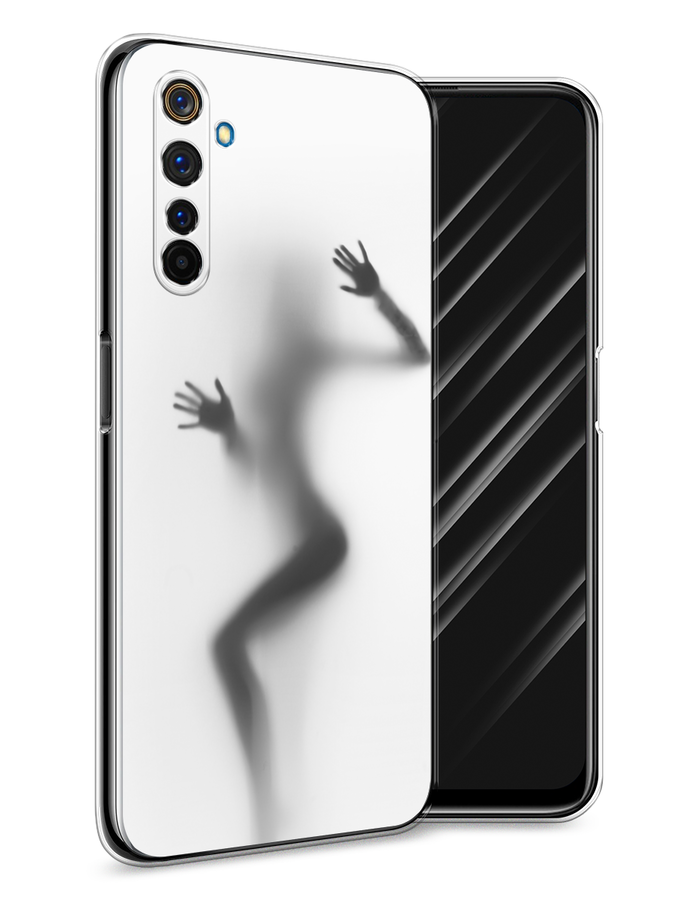 

Чехол Awog на Realme 6 Pro "Девушка в душе", Разноцветный, 252850-7