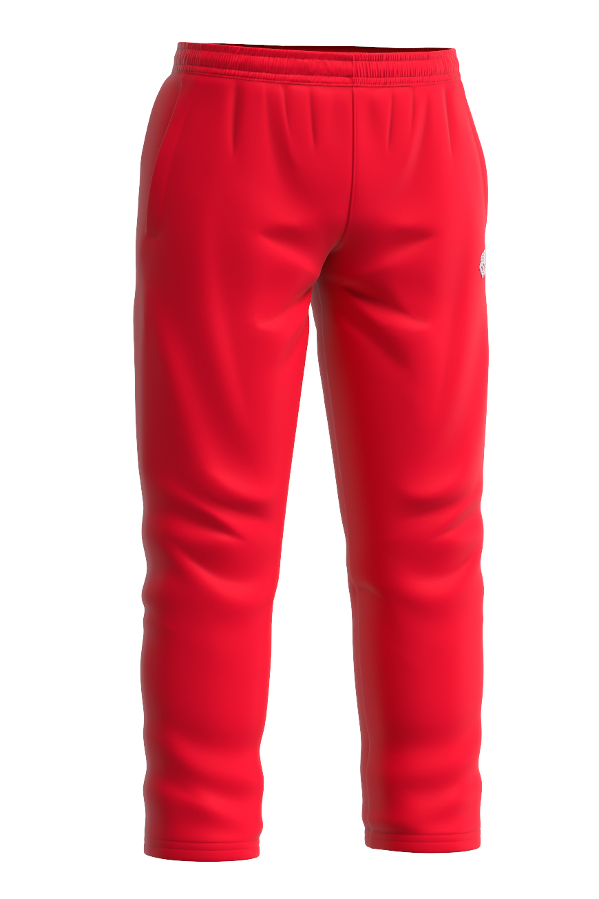 Спортивные брюки унисекс Mad Wave M095401905W красные 3XL