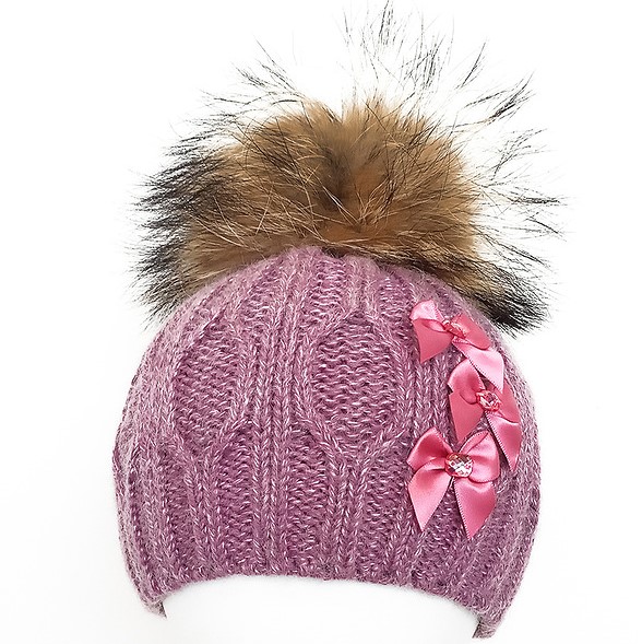 фото Шапка детская marhatter mgh5066/2 цв. брусничный р. 52