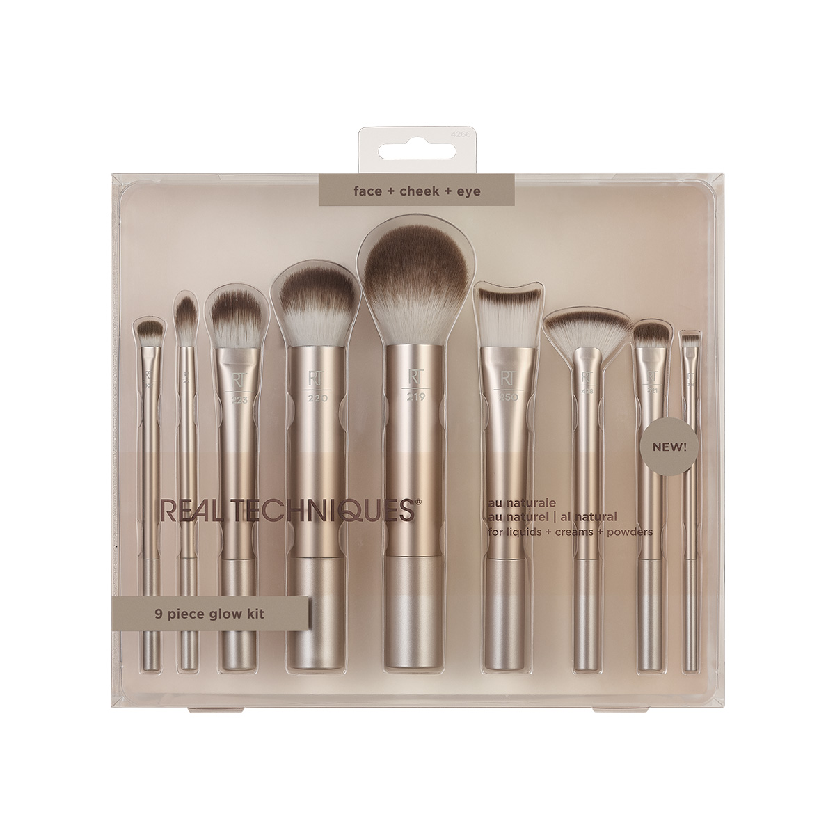 

Набор кистей для макияжа Real Techniques Au Naturale Brush Kit 9 шт