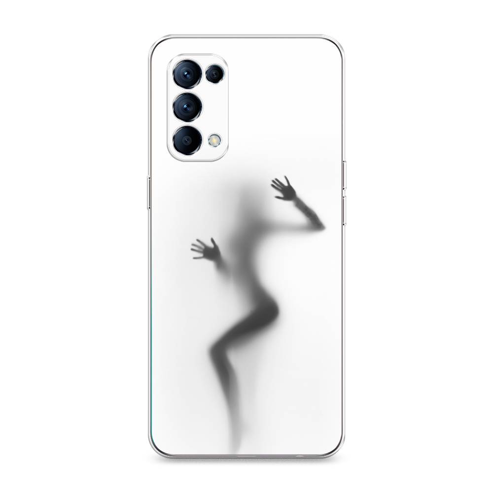 

Чехол Awog на Oppo Reno 5 "Девушка в душе", Разноцветный, 255250-7