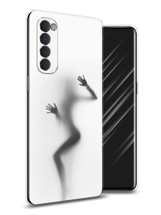 

Чехол Awog на Oppo Reno 4 Pro "Девушка в душе", Разноцветный, 258950-7