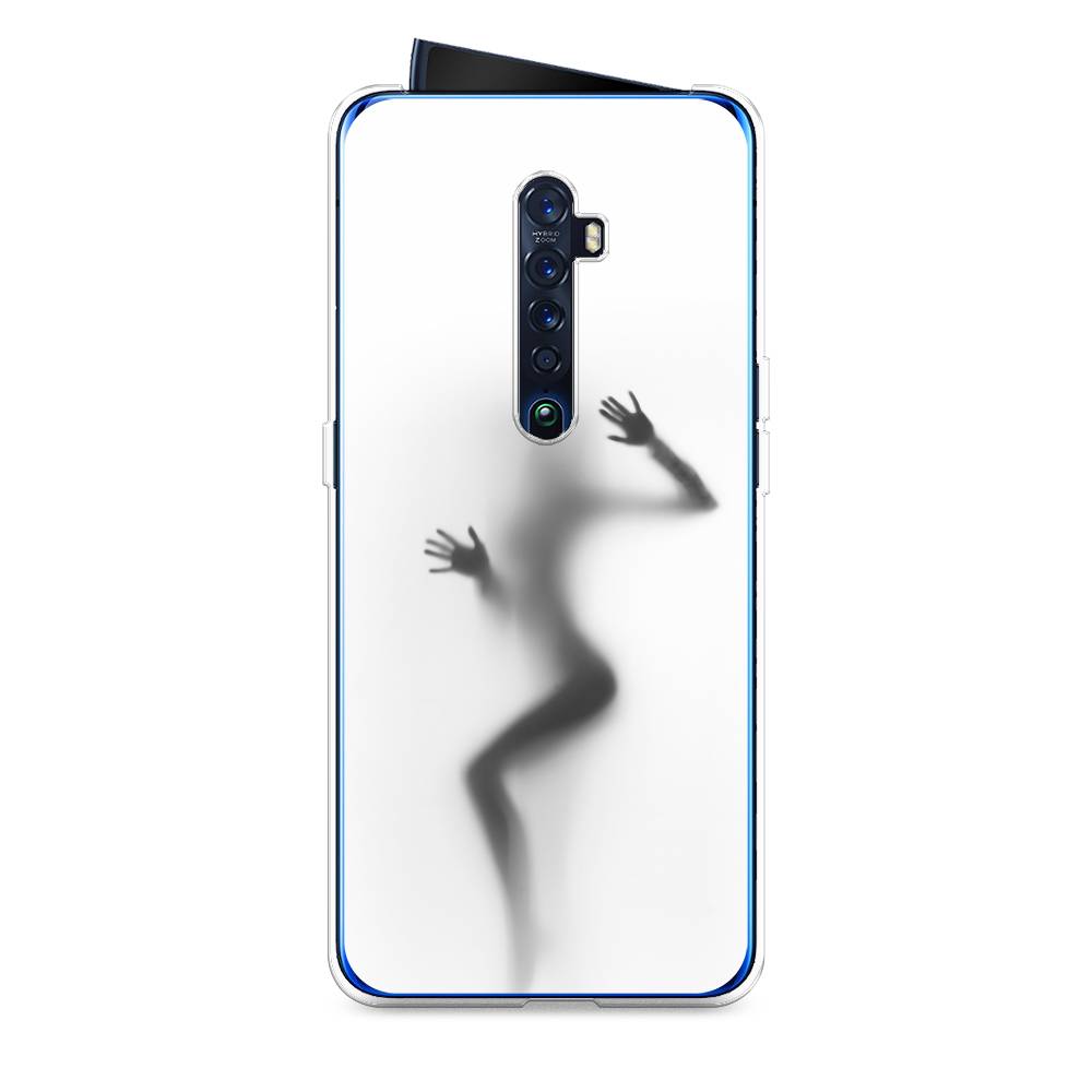 

Чехол Awog на Oppo Reno 2 "Девушка в душе", Разноцветный, 253550-7