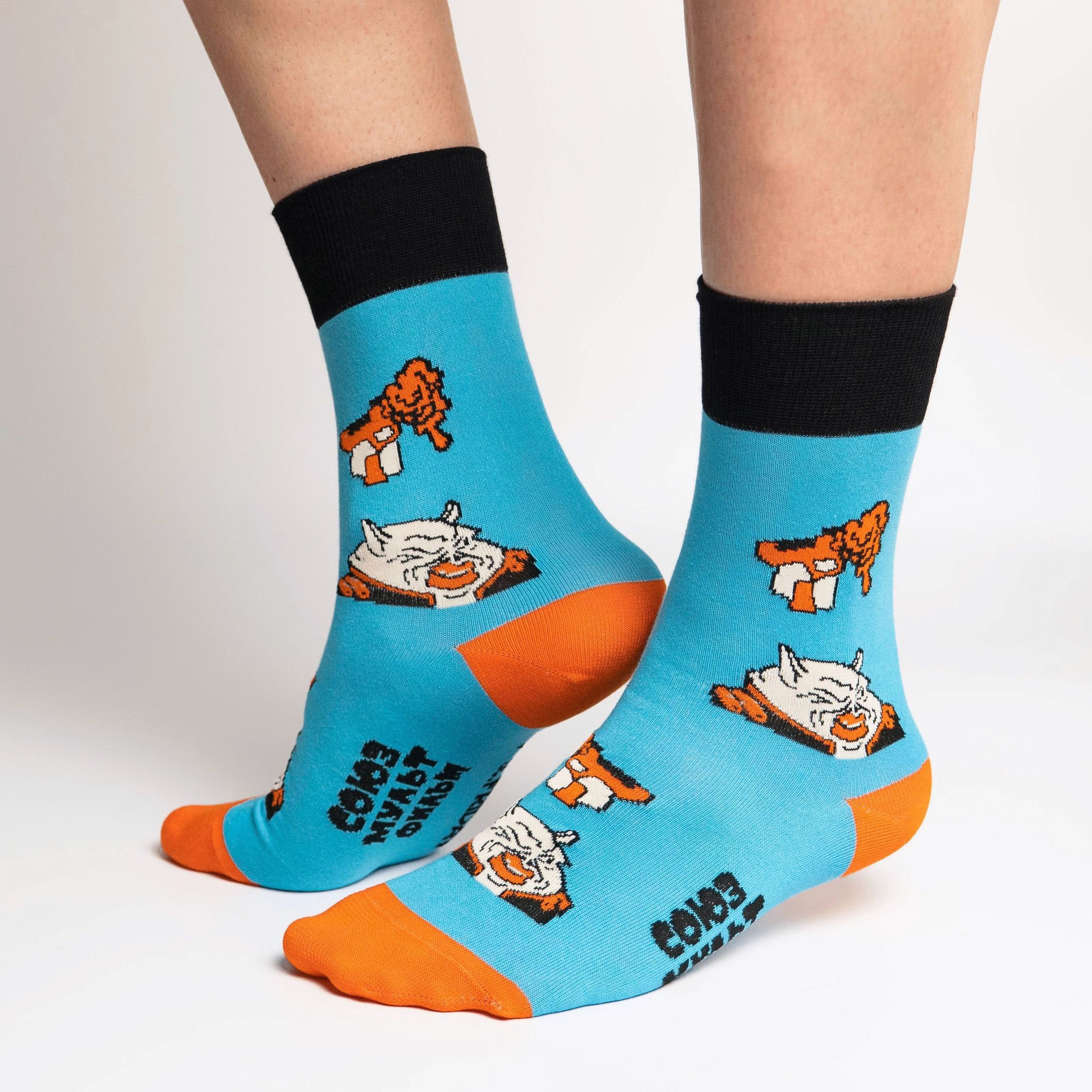 Носки унисекс St. Friday Socks smf22-1281-28/12/19 голубые 42-46