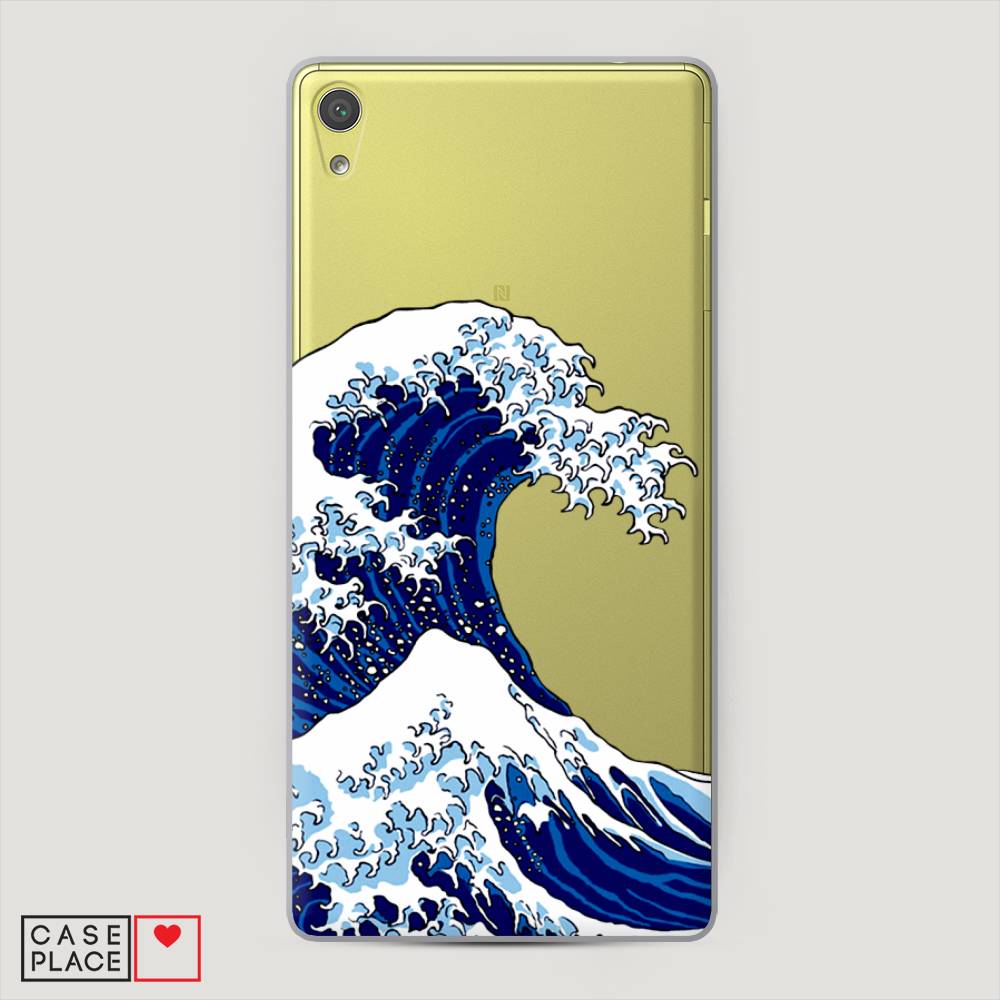 

Пластиковый чехол "Волна в Канагаве" на Sony Xperia XA Ultra