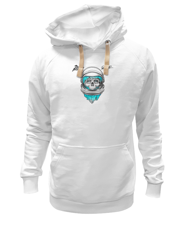 Толстовка унисекс Printio Dead astronauts белая 2XL