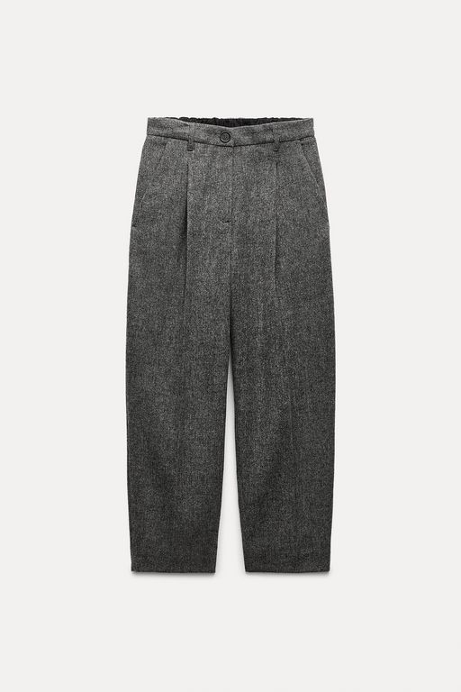 

Брюки женские ZARA 02273565 серые S, Серый, 02273565