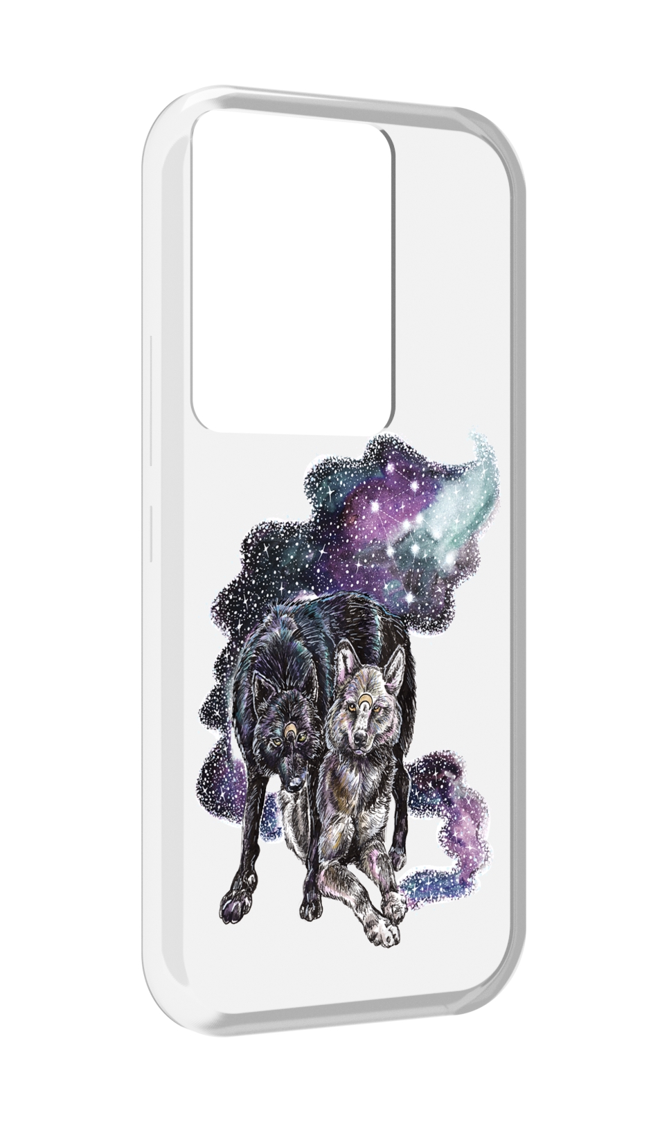 

Чехол MyPads звездные волки для Itel Vision 3 Plus / Itel P38 Pro, Прозрачный, Tocco