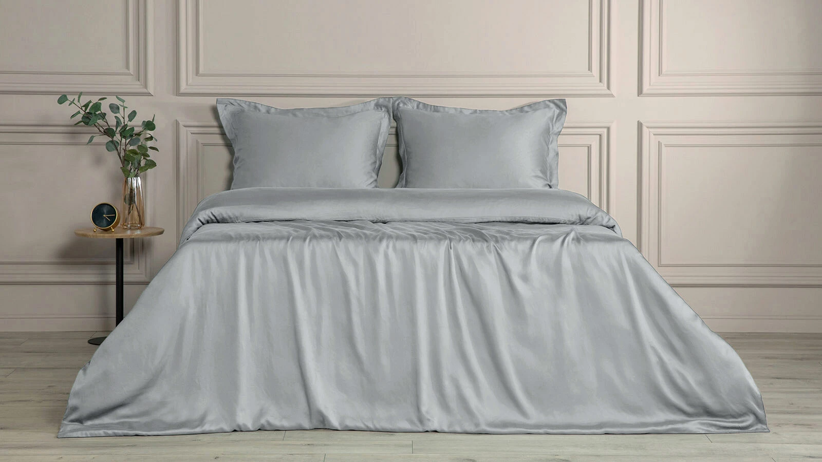 Комплект постельного белья Askona Solid Tencel Серебристый иней 7433₽