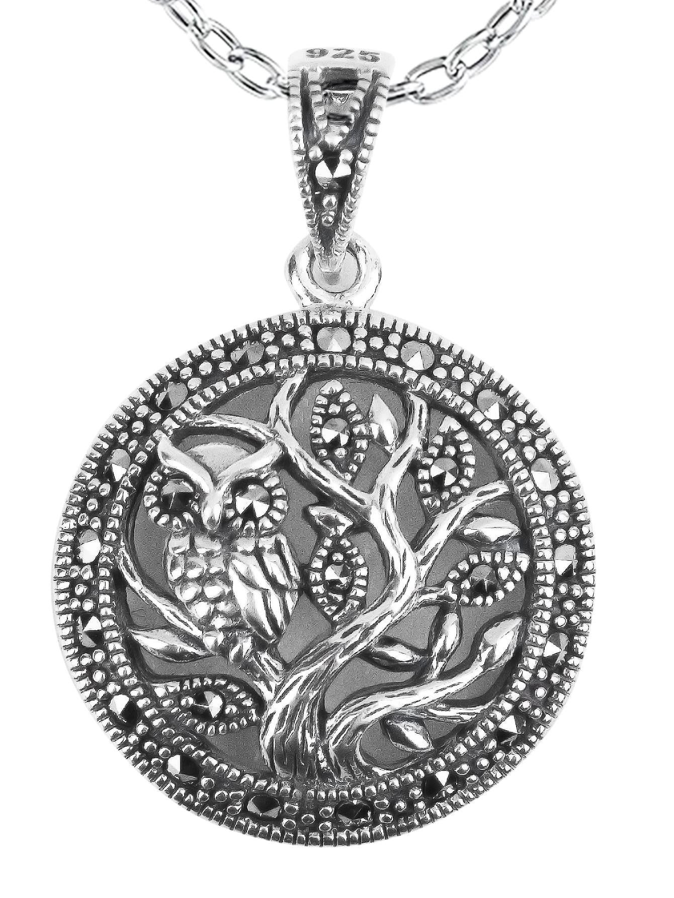 Кулон из серебра Марказит HP1317, марказит