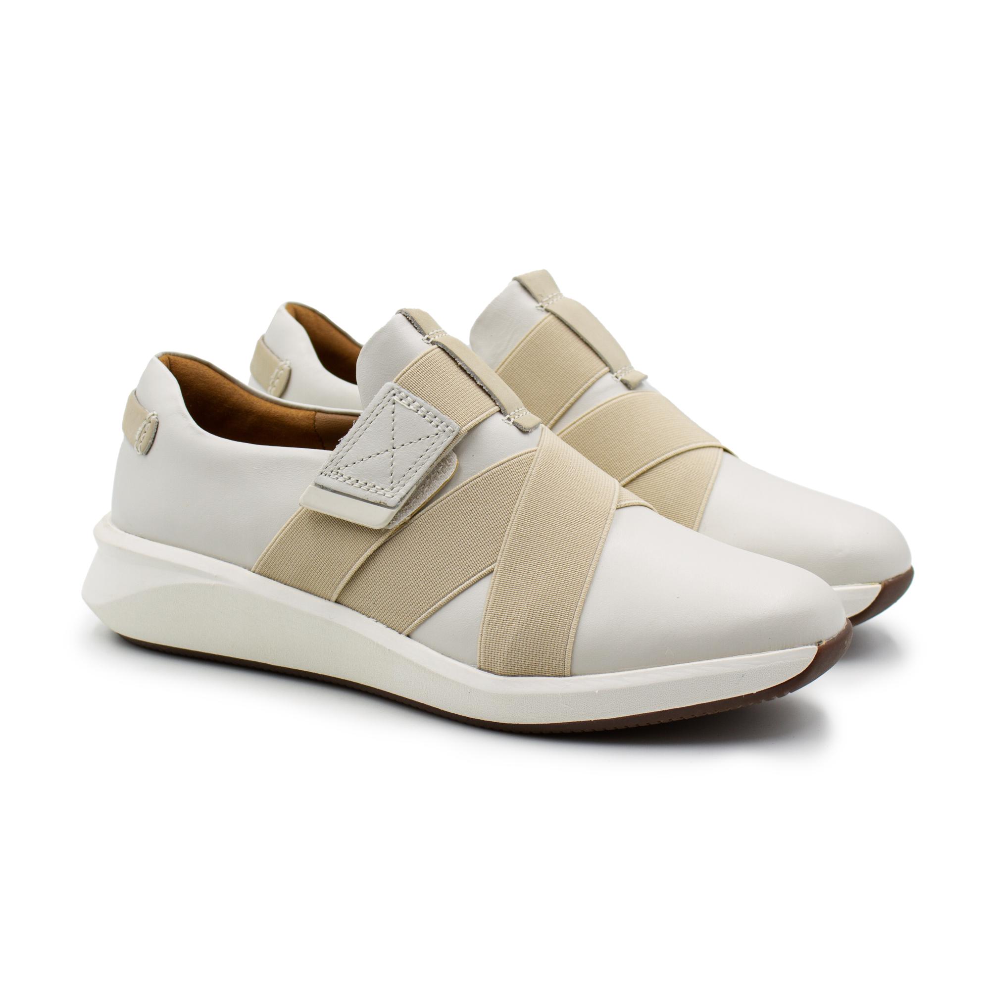 

Кроссовки женские Clarks Un Rio Strap 26165791 белые 41.5 EU, Un Rio Strap 26165791