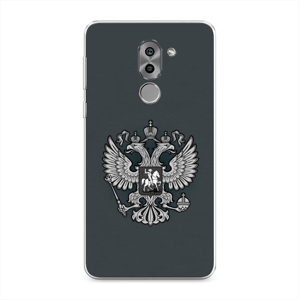 фото Чехол awog "герб россии серый" для honor 6x