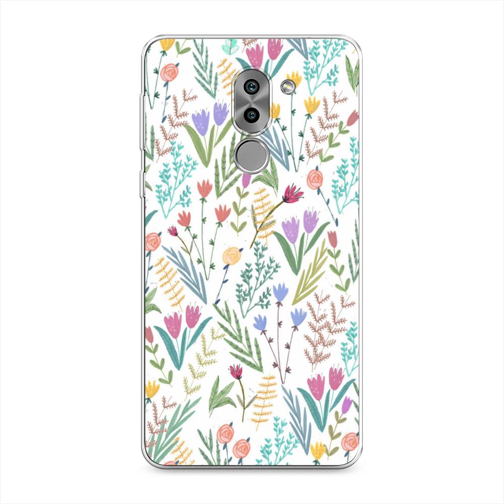 

Чехол Awog на Honor 6X "Полевые цветы рисунок", Разноцветный, 60750-8