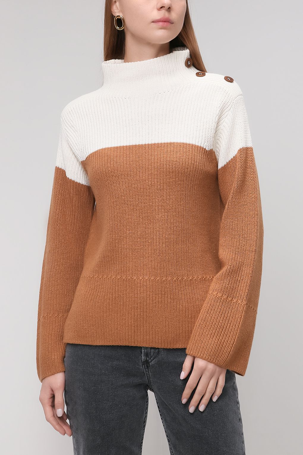 

Свитер женский Esprit 0221/3128/9045L00 белый L, 0221/3128/9045L00